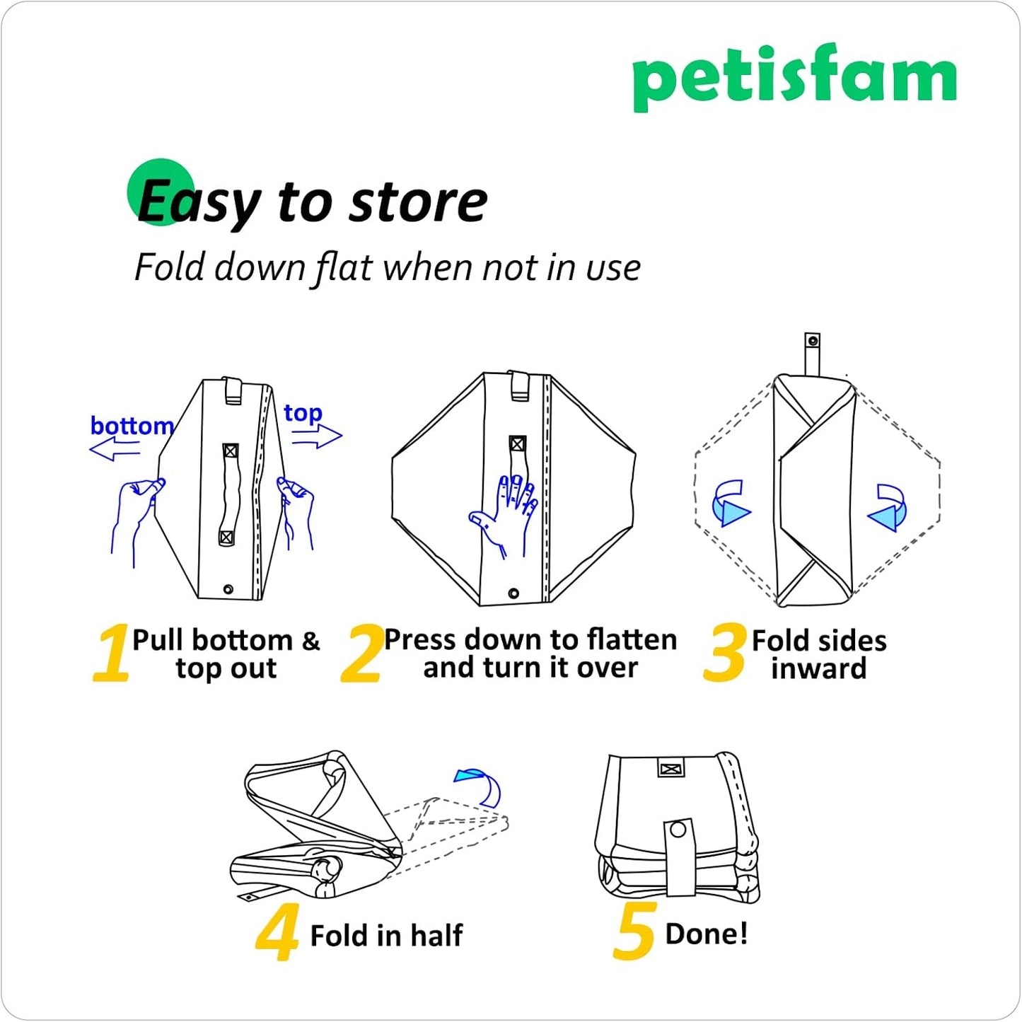 Portable Cat Travel Litter Box - Leak-Proof and Odor-Free Design for Convenient Use in Vehicles and Accommodations, Effortless One-Handed Portability for Road Trips and Air Travel