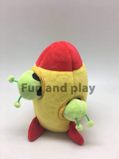 Interactive Plush Hide and Seek Squirrel Puzzle Toy for Small Dogs (Spaceship and Aliens Design)