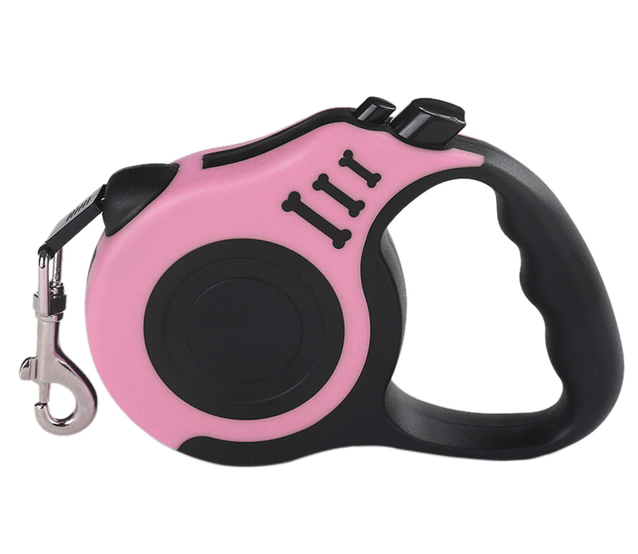 Professional 16ft Retractable Dog Leash - One-Hand Brake & Lock