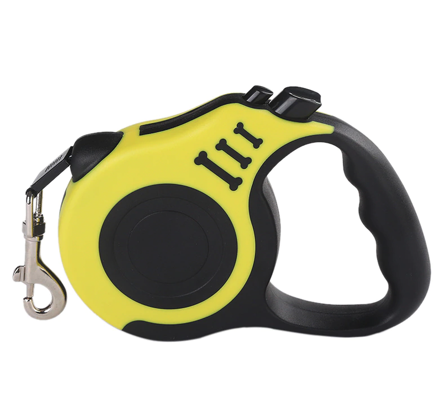 Professional 16ft Retractable Dog Leash - One-Hand Brake & Lock