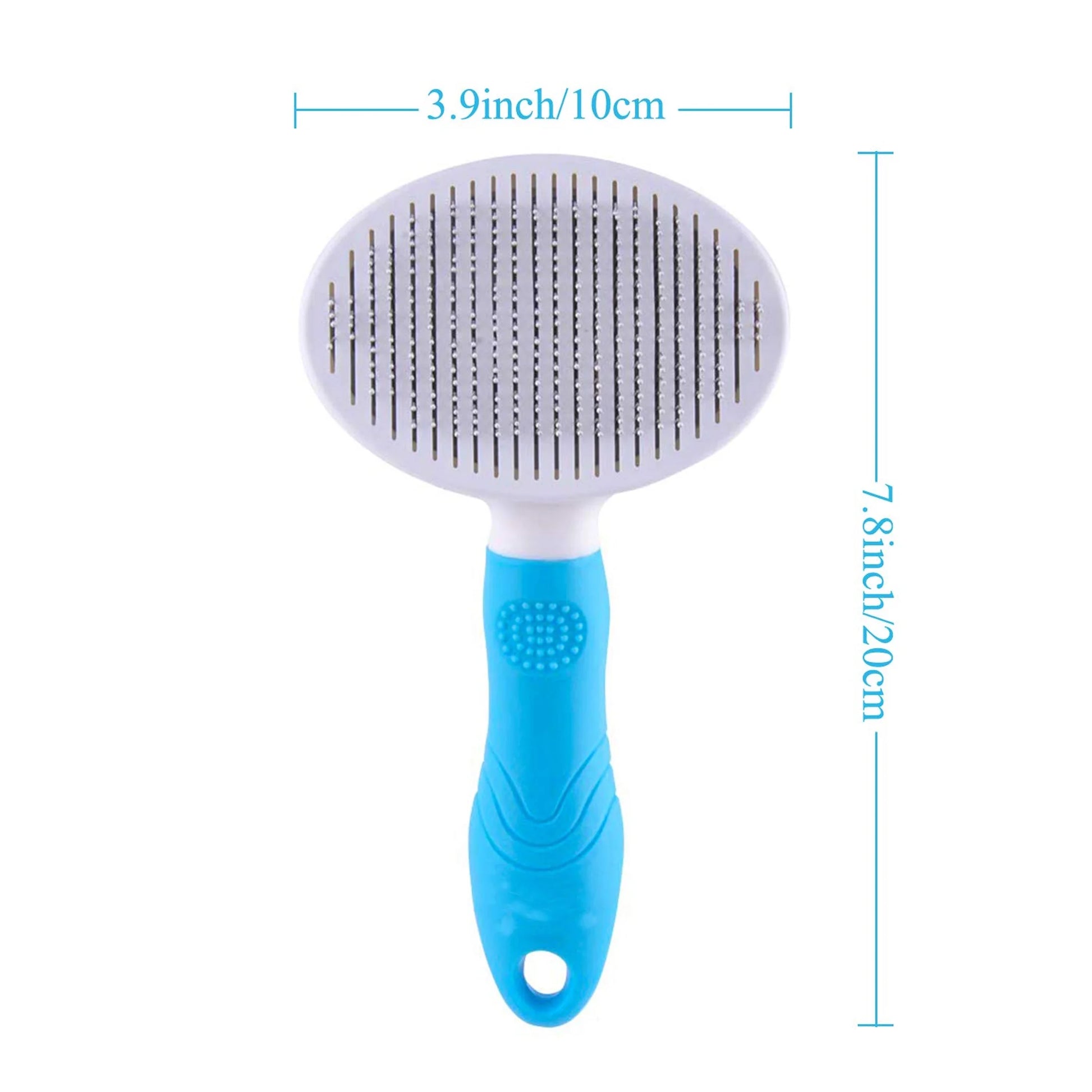 Self-Cleaning Deshedding Brush for Cats and Dogs - Effective Tool for Undercoat, Mats, Knots, and Flakes Suitable for All Hair Lengths